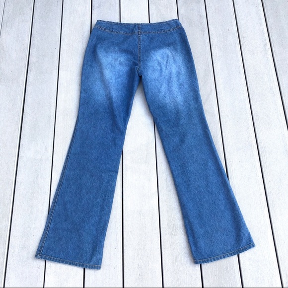 INC INTERNATIONAL CONCEPTS Beaded Boho Jeans, sz 8 - Picture 5 of 8